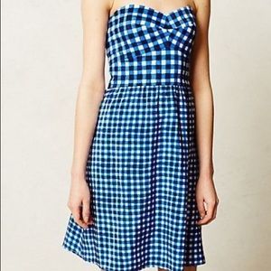 Anthropologie Hutch Strapless dress